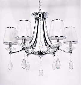 Подвесная люстра Lumina Deco DOMINNI LDP 9268-6 CHR