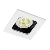 Встраиваемый поворотный светильник Donolux Holly DL18614/01WW-SQ White/Black
