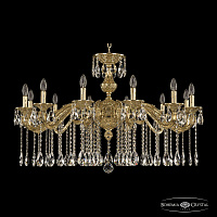 Большая хрустальная люстра Bohemia Ivele Crystal Florence 71202/12/360 A G