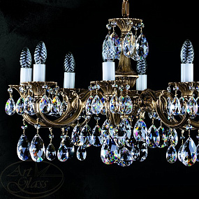 Люстра подвесная ARTGLASS ALICE VIII. POLISHED