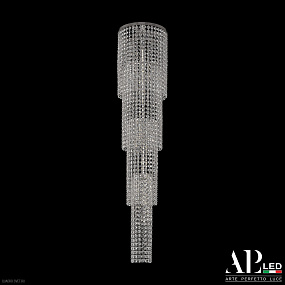 Каскадная хрустальная светодиодная люстра APL LED Rimini S520.0.25-100.A.3000
