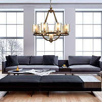 Подвесная люстра Lumina Deco SANTINI LDP 1220-9 MD