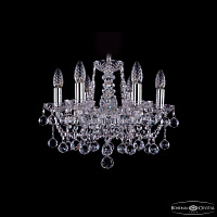 Хрустальная подвесная люстра Bohemia IVELE Crystal 1413/6/141/Ni/Balls