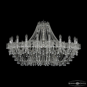 Большая хрустальная люстра Bohemia IVELE Crystal 1410/20/400 Ni V0300