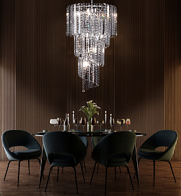 Подвесная люстра Maytoni Louis RC002PL-12CH