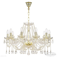 Хрустальная подвесная люстра Bohemia IVELE Crystal 107/10/240 G