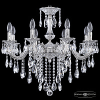 Подвесная хрустальная люстра Bohemia Ivele Crystal Florence 71101/8/210 B NW