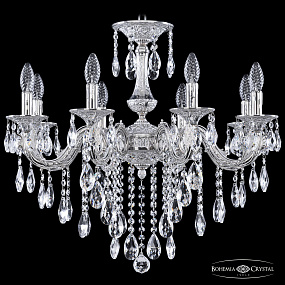 Подвесная хрустальная люстра Bohemia Ivele Crystal Florence 71101/8/210 B NW