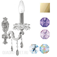 Бра (crystal AB, violet, blue violet) Donolux Divo A1.130/1AB/5/11