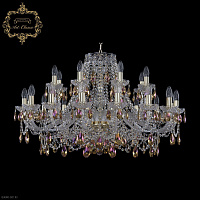 Большая хрустальная люстра Bohemia Art Classic 11.25.16+8.360.Gd.Sp.K777