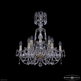 Хрустальная подвесная люстра Bohemia IVELE Crystal 1406/6+3/195/XL-64 G