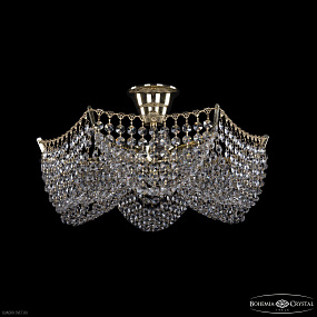 Хрустальная потолочная люстра Bohemia IVELE Crystal 77081/42 G
