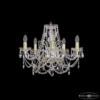 Хрустальная подвесная люстра Bohemia IVELE Crystal 1411/5/195/G