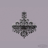 Большая хрустальная люстра Bohemia IVELE Crystal 1415/20+10+5/400 Ni M781