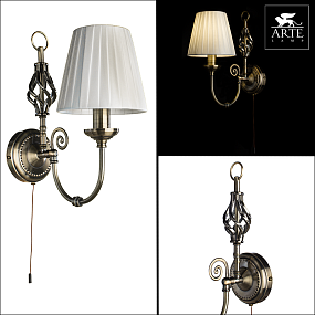 Бра Arte Lamp ZANZIBAR A8390AP-1AB