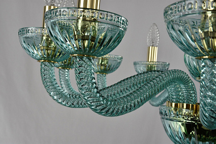 Большая хрустальная люстра Bohemia IVELE Crystal 1311/16/360 G Bi/Birusa/M-1F