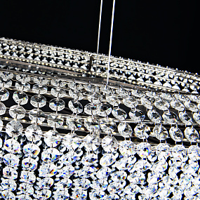 Хрустальная потолочная светодиодная люстра APL LED Rimini S508.0.80.A.3000