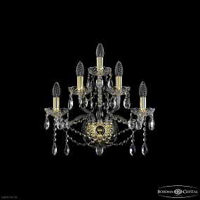 Бра с хрусталем Bohemia IVELE Crystal 1413B/2+2+1/165 G