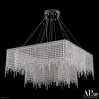 Хрустальная подвесная светодиодная люстра APL LED Sicilia SH04.71.2D.B.Ni.4000
