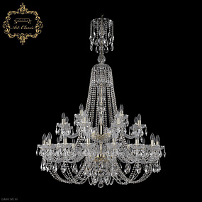 Большая хрустальная люстра Bohemia Art Classic 11.21.16+8+4.400.2d.XL-160.Gd.Sp