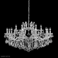 Большая люстра Crystal Lux HOLLYWOOD SP12+6 CHROME