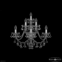 Бра хрустальное Bohemia IVELE Crystal 1409B/3+2+1/240/XL Ni