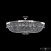 Большая хрустальная люстра Bohemia IVELE Crystal 19273/90IV Ni