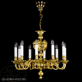 Люстра подвесная ARTGLASS MONA X. BRASS ANTIQUE