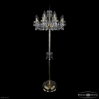 Торшер с хрусталем Bohemia IVELE Crystal 1402T2/8+4/195-165 G
