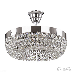 Хрустальная потолочная люстра Bohemia IVELE Crystal 19031/35NZ Ni
