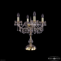 Настольная лампа с хрусталем Bohemia IVELE Crystal 1410L/4/141-47 G V0300
