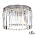 Хрустальная потолочная светодиодная люстра APL LED Sicilia SH09.40.A.Ni.4000.PK