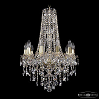 Хрустальная подвесная люстра Bohemia IVELE Crystal 1415/10/165/h-70 G