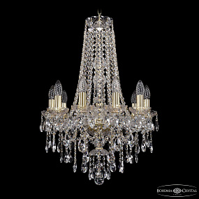 Хрустальная подвесная люстра Bohemia IVELE Crystal 1415/10/165/h-70 G