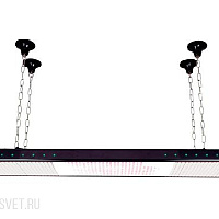 Бильярдный светильник плоский люминесцентный «Neptun» (черная, 4 неон тр.) 270x33x8 75.021.27.0