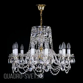 Подвесная хрустальная люстра ArtGlass DONATELA X. SHORT - ARMS 230 CE