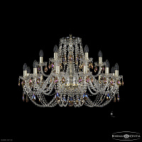 Хрустальная подвесная люстра Bohemia IVELE Crystal 1406/12+6/300 G K777
