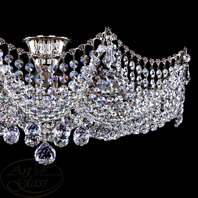 Люстра потолочная ARTGLASS PRISCILA II. NICKEL CE
