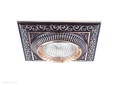 Встраиваемый светильник Donolux SN1583-French gold+Brown copper