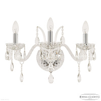 Бра хрустальное Bohemia IVELE Crystal 105B/3/165 Ni