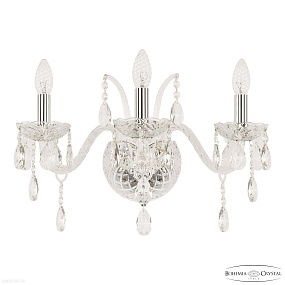 Бра хрустальное Bohemia IVELE Crystal 105B/3/165 Ni
