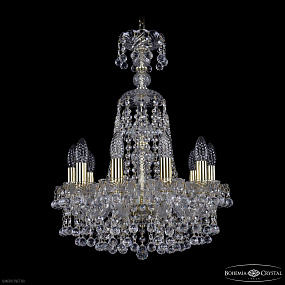 Хрустальная подвесная люстра Bohemia IVELE Crystal 1409/10/141/XL-59 G