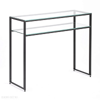 Консольный столик с полкой в прихожую AllConsoles  1041-CB clear