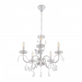Подвесная хрустальная люстра Arte Milano 346179/5 WT+SL