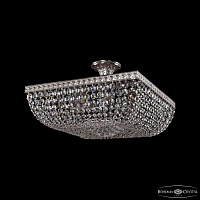 Хрустальная потолочная люстра Bohemia IVELE Crystal 19282/45IV Ni