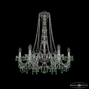 Хрустальная подвесная люстра Bohemia IVELE Crystal 1410/6/240/h-74 Ni V5001