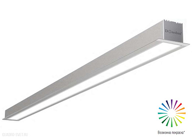 Встраиваемый светодиодный светильник 9,6Вт 0,5м Donolux Led line in DL18502M50WW10L5