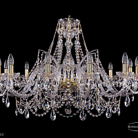 Хрустальная подвесная люстра Bohemia IVELE Crystal 1411/12/360-66/G