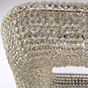 Хрустальная подвесная светодиодная люстра APL LED Rimini S504.0.80.A.4000.Gold