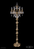 Литой торшер с хрусталем Bohemia IVELE Crystal 7000/6/125-134/B/FP